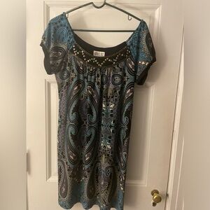 Robbie Bee paisley dress 8